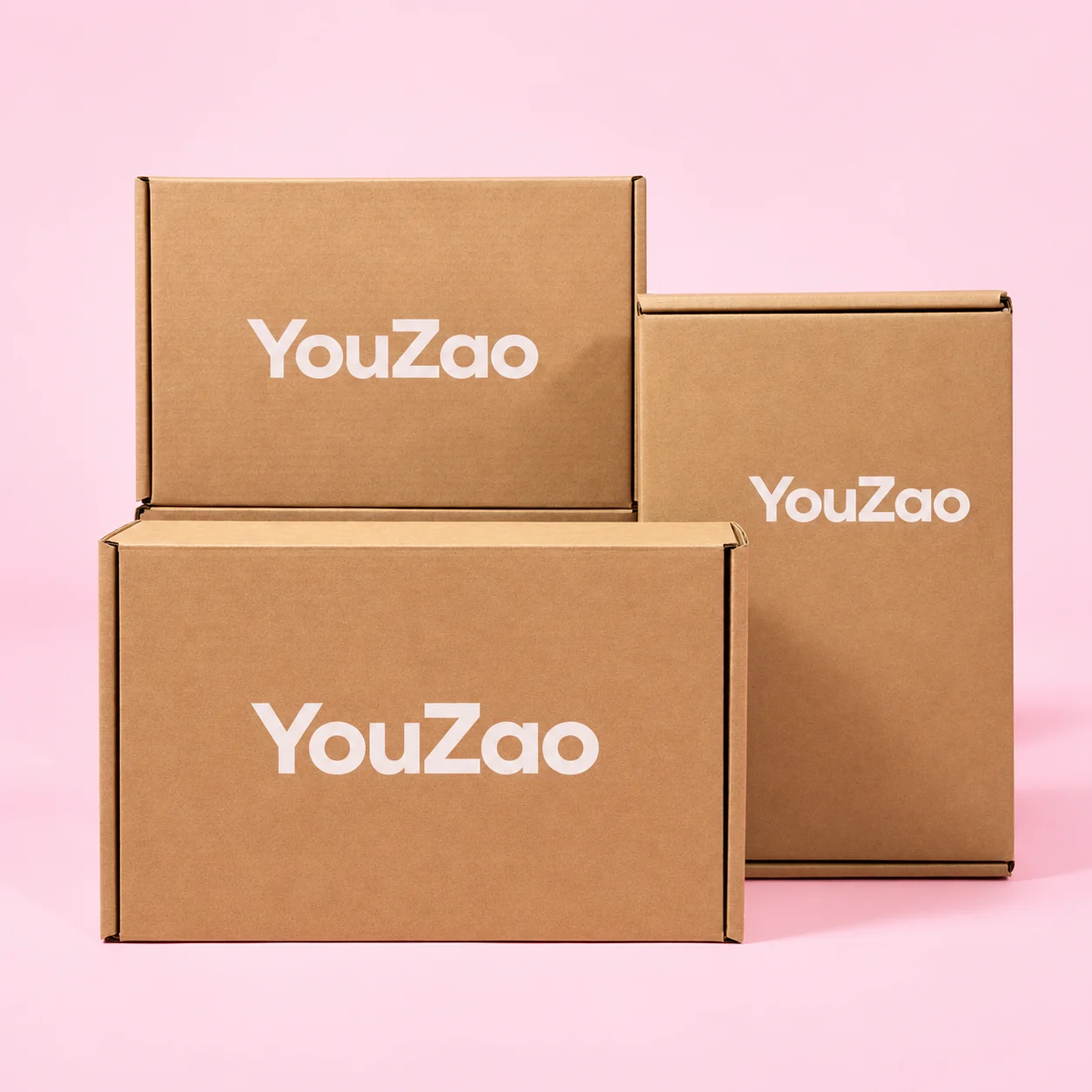 Custom Logo Kraft Paper Mailer Boxes with Printed Interiors
