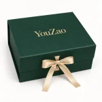 Custom Collapsible Magnetic Gift Box with Satin Ribbon for Cosmetics