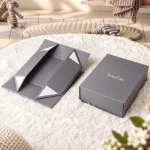 Custom Magnetic Perfume Gift Boxes with Collapsible Book-Style Lid