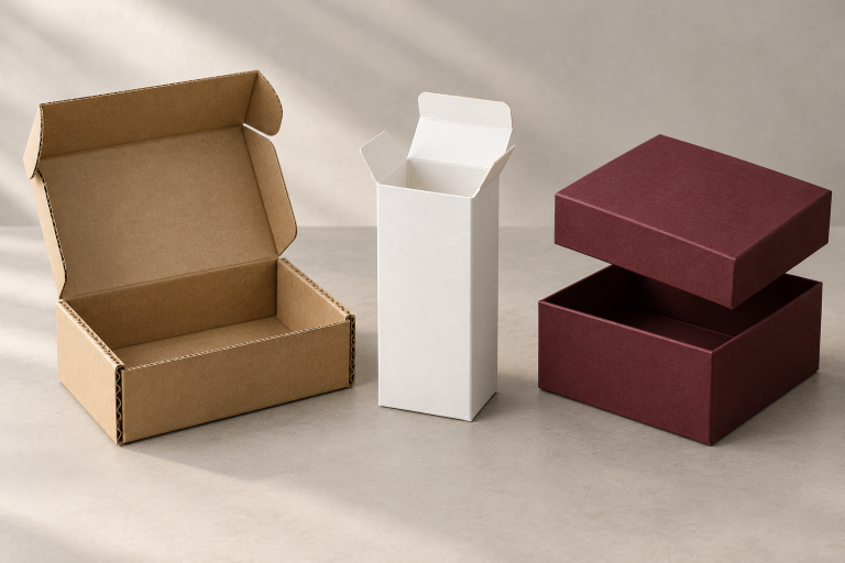Corrugated vs. Folding Carton vs. Rigid Boxes: How to Choose